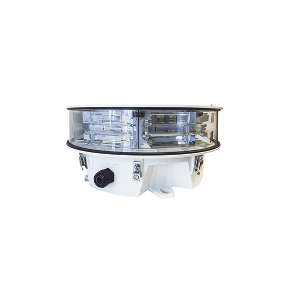 TWR LONESTAR24VDC LONESTAR24VDC Lámpara de Obstrucción LED Dual Rojo/Blanca de Media