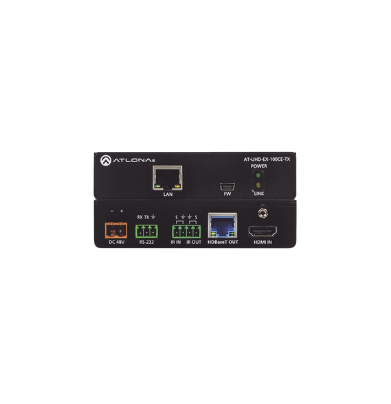 ATLONA ATUHDEX100CETX AT-UHD-EX-100CE-TX Transmisor 4K/UHD HDMI sobre 100 M HDBaseT c