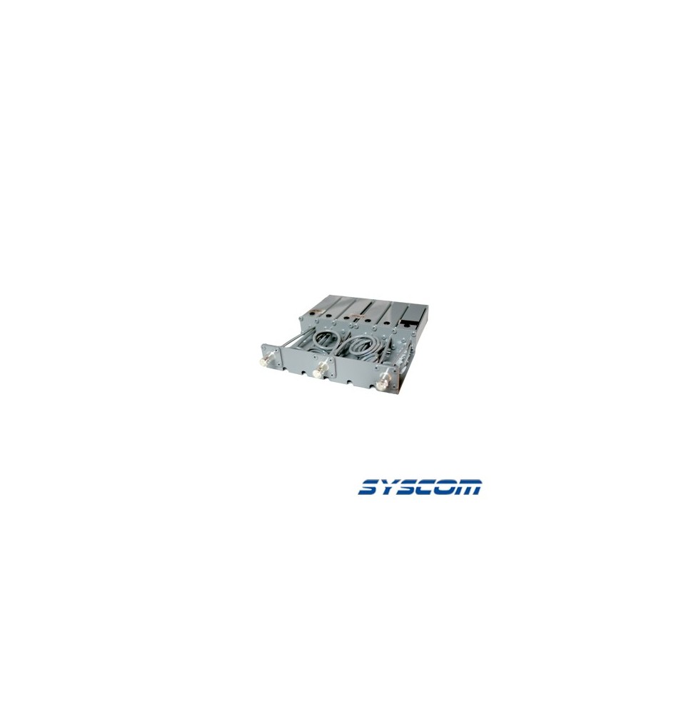 Syscom SYS153314 SYS15331-4 Duplexer VHF de 4 Cavidades para 136-148 MHz.