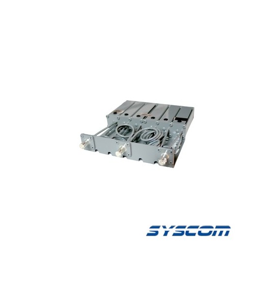 Syscom SYS153314 SYS15331-4 Duplexer VHF de 4 Cavidades para 136-148 MHz.