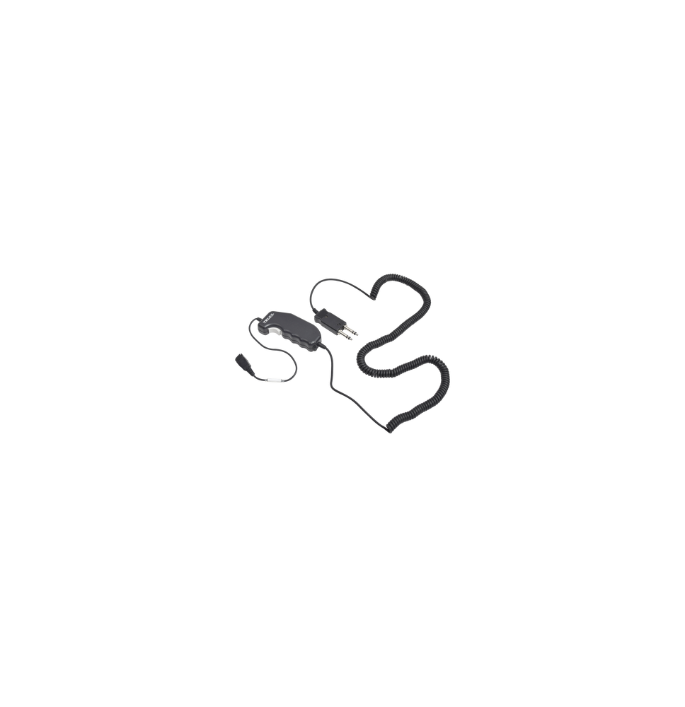 TELEX LC1500 LC1500 Cable adaptador con PTT y desconexión rápida para diadema de desp