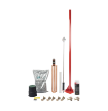 TOTAL GROUND KITMASTER01V2 KIT-MASTER-01-V2 Kit Pararrayo con Punta en Aluminio con A