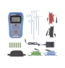 TOTAL GROUND METMI3123 MET-MI-3123 Medido de Resistencia de 4 Puntas con Picas y Cabl