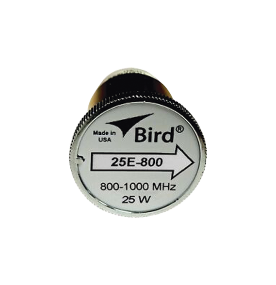 BIRD TECHNOLOGIES 25E800 25E-800 Elemento de 25 Watt en linea 7/8  para Wattmetro BIR
