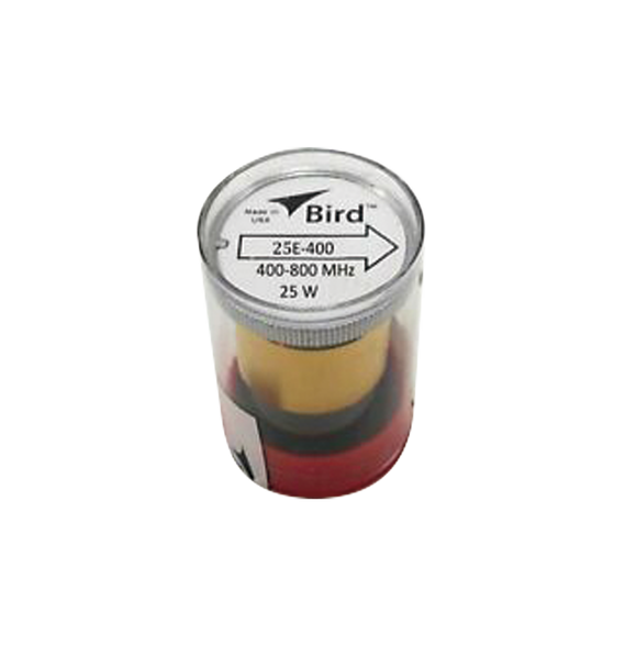 BIRD TECHNOLOGIES 25E400 25E-400 Elemento de 25 Watt en linea 7/8  para Wattmetro BIR