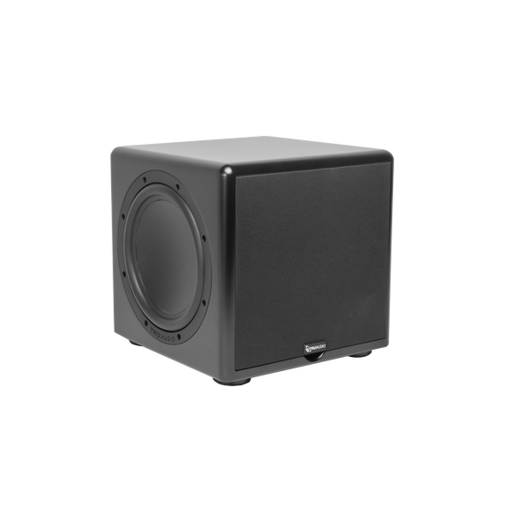 TRUAUDIO CSUB12 CSUB-12 Subwoofer compacto de 12 in | 2 radiadores pasivos | amplific