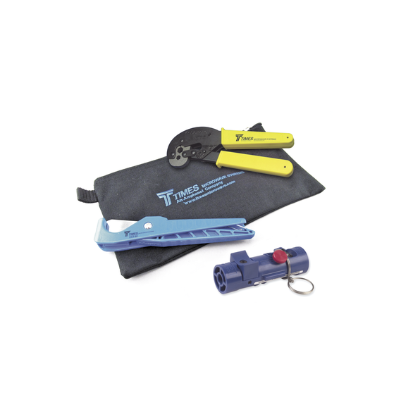 Times Microwave TK400EZ TK-400EZ Kit de Herramientas para Instalar Conectores en Cabl