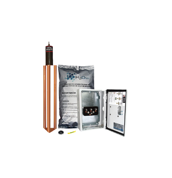 TOTAL GROUND TG45K TG-45K Kit de puesta a tierra de 45 A con Electrodo Filtro Acoplad
