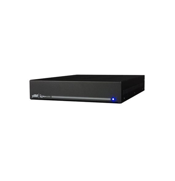 TRUAUDIO T100 T100 Amp Clase D | 2 Canales 100W | Con Aprendizaje IR | Salida Sub | E
