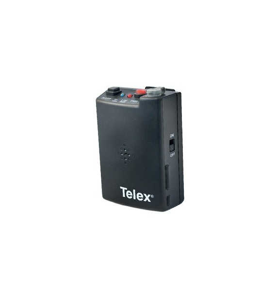TELEX PB242 PB242 Transmisor RF con Batería Li-Ion y Clip para Cinturón Integrados.