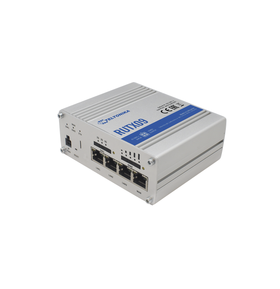 Teltonika RUTX09 RUTX09 Router Industrial LTE(4.5G) Cat6 4 puertos Gigabit Doble ranu