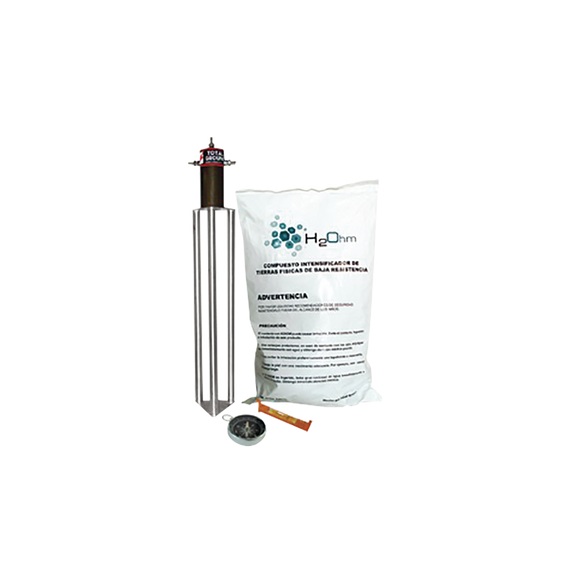 TOTAL GROUND TG45ABAI TG-45AB-AI Kit Antivandalico de puesta a tierra de 45 A con Ele