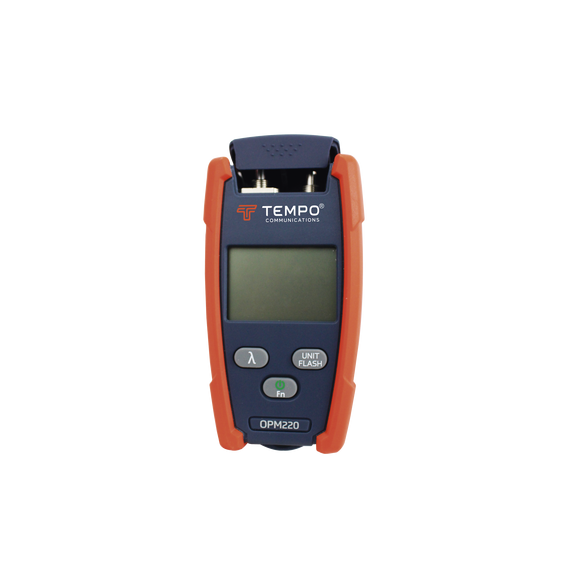 TEMPO OPM220 OPM-220 Medidor de Alta Potencia (Micro OPM) para Fibra Óptica con Local