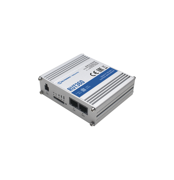Teltonika RUT360 RUT360 Router Industrial 4G LTE CAT6 WiFi 2.4GHz  Bandas: B2 B4 B5 B