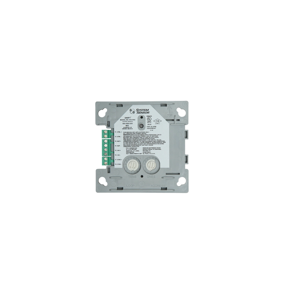 SYSTEM SENSOR WSYNC W-SYNC Módulo de Sincronización Inalámbrico / Compatible con Pane