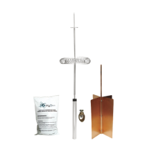 TOTAL GROUND KITDIPOLOBASIC KIT-DIPOLO-BASIC Kit Básico de Pararrayo con Punta Dipolo