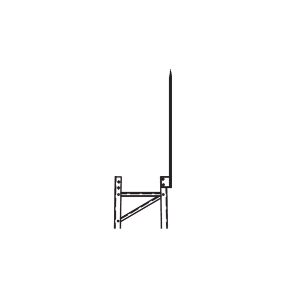 Trylon TRYTLR TRY-TLR Punta Pararrayo Maciza para Estructura de Torre TITAN.