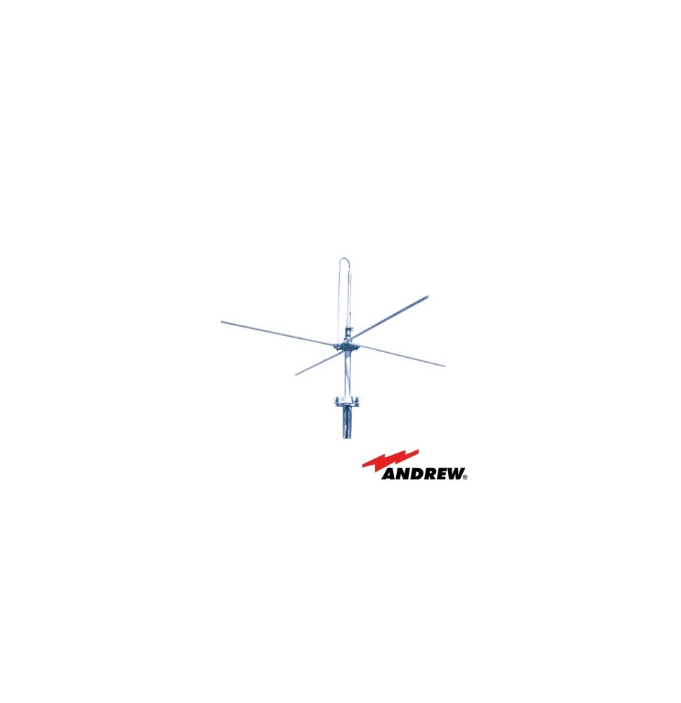 ANDREW / COMMSCOPE DB201P DB201-P Antena Base UHF con Plano de Tierra Rango de Frecue