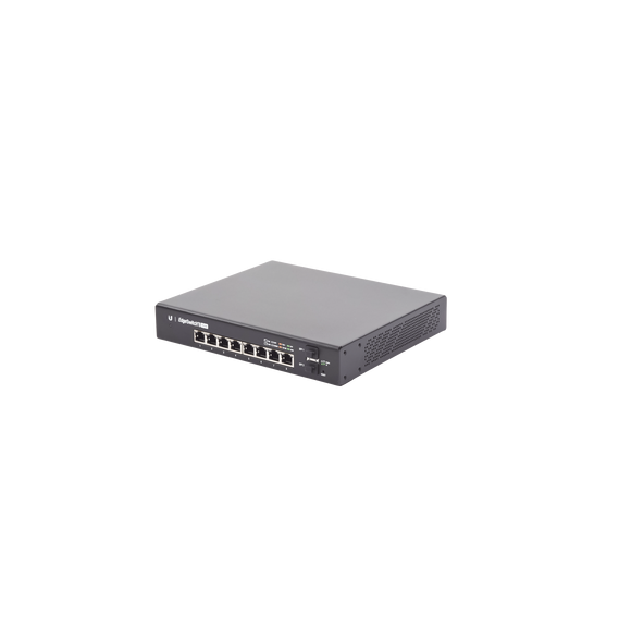 UBIQUITI NETWORKS ES8150W ES-8-150W Switch EdgeMAX Administrable de 8 Puertos Gigabit