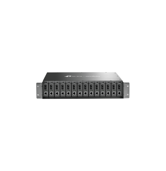 TP-LINK TLMC1400 TL-MC1400 Chasis para Montaje en Rack de 14 bahías / Soporta Convert