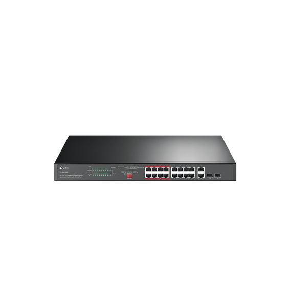 TP-LINK TLSL1218MP TL-SL1218MP Switch PoE+ No Administrable de 16 puertos 10/100 Mbps