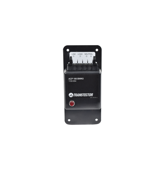 TRANSTECTOR ACP100BWN3 ACP-100-BWN3 Protector Monofasico de 120VAC 15A Con Tecnología