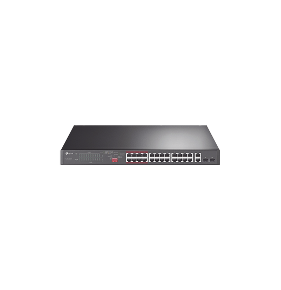 TP-LINK TLSL1226P TL-SL1226P Switch PoE+ no Administrable 26 puertos 10/100 Mbps + 2