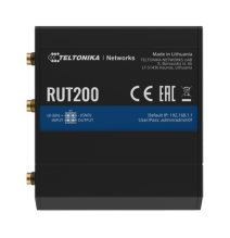 Teltonika RUT200 RUT200 Router LTE Slot para SIM 2 puertos Ethernet 10/100 Mbps Wi-Fi