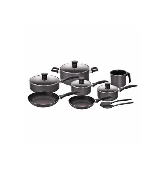 TEFAL A730SA75 A730SA75 Batería Family Cook en Negro de 13 Piezas