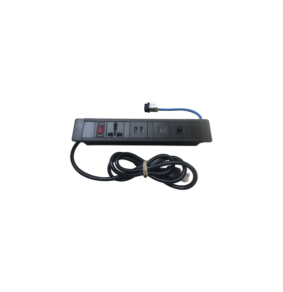 THORSMAN THMCHUB THMC-HUB Hub para escritorio color negro  con 1 Puerto HDMI Hembra-H