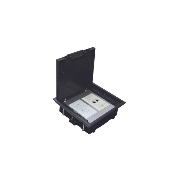 THORSMAN THCP2M TH-CP-2M Caja de piso para dos módulos universales (Socket M2) para a