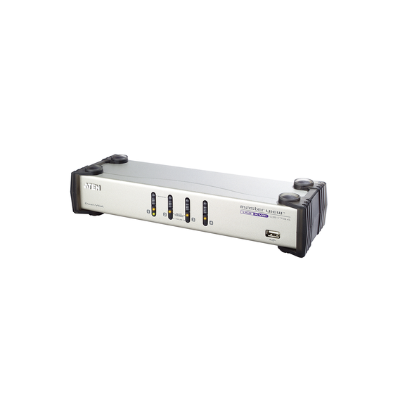 ATEN CS1744 CS1744 Conmutador KVMP | Doble pantalla | audio | 4 puertos USB VGA |