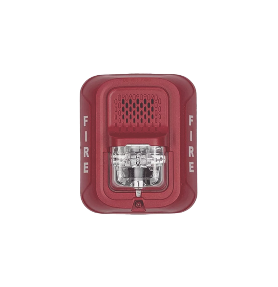 SYSTEM SENSOR P4RL P4RL Sirena con Lámpara Estroboscópica / 4 Hilos / Montaje en Pare