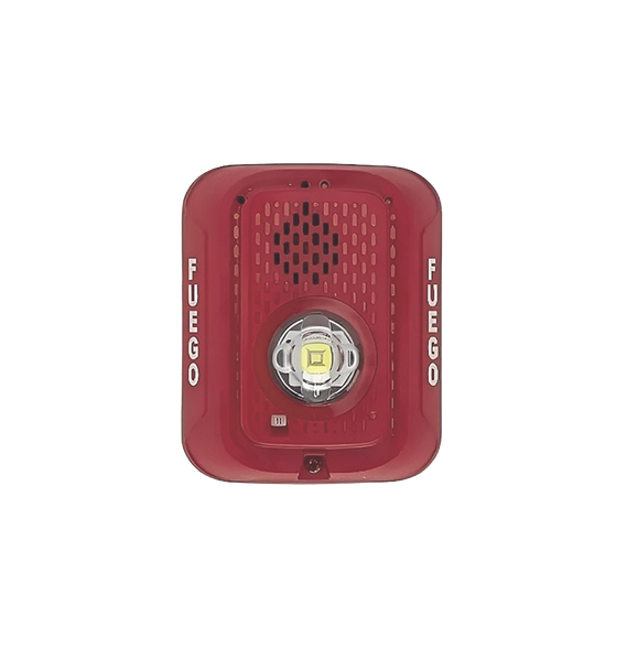 SYSTEM SENSOR P2RLEDSP P2RLEDSP Sirena con Lampara LED Estroboscópica / 2 hilos / Mon