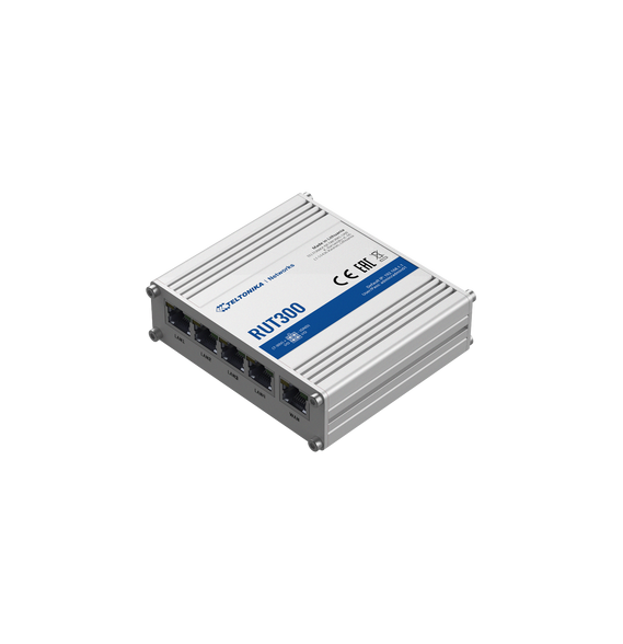 Teltonika RUT300 RUT300 Router Industrial VPN 5 Puertos 10/100 Mbps