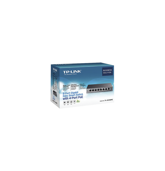 TP-LINK TLSG108PE TL-SG108PE Easy Smart Switch PoE JetStream  8 puertos 10/100/1000 M