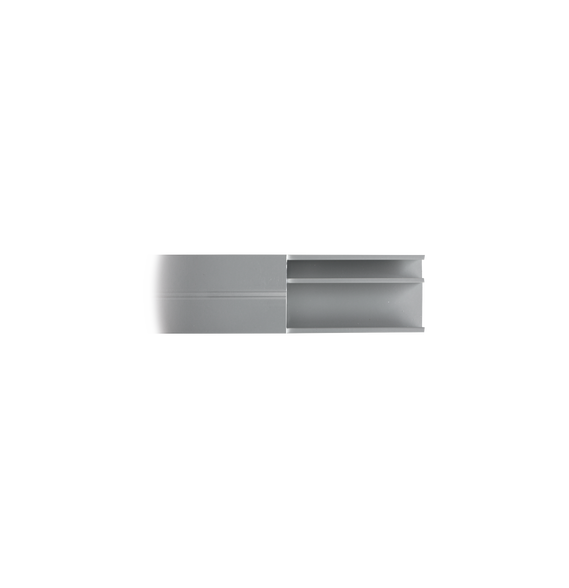 THORSMAN DX1004000 DX-100-4000 Canaleta de aluminio línea X color blanco 53 x 14 66 m