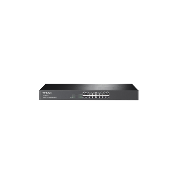 TP-LINK TLSF1016 TL-SF1016 Switch no administrable de 16 puertos 10/100 Mbps para mon