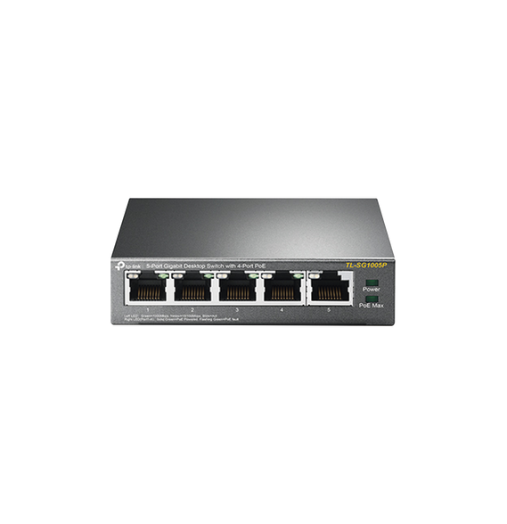 TP-LINK TLSG1005P TL-SG1005P Switch Escritorio No Administrable de 5 puertos 10/100/1