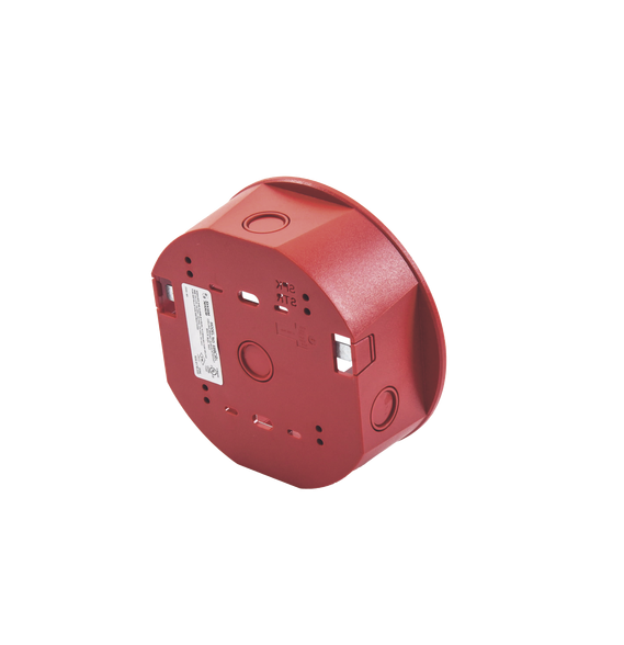 SYSTEM SENSOR SBBCRL SBB-CRL Caja de Montaje en Techo para Sirena Color Rojo Nuevo Di