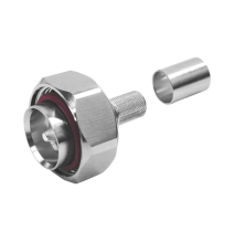 Times Microwave EZ400716MX EZ-400-716M-X Conector DIN 7-16 Macho Plegable con Pin Cau