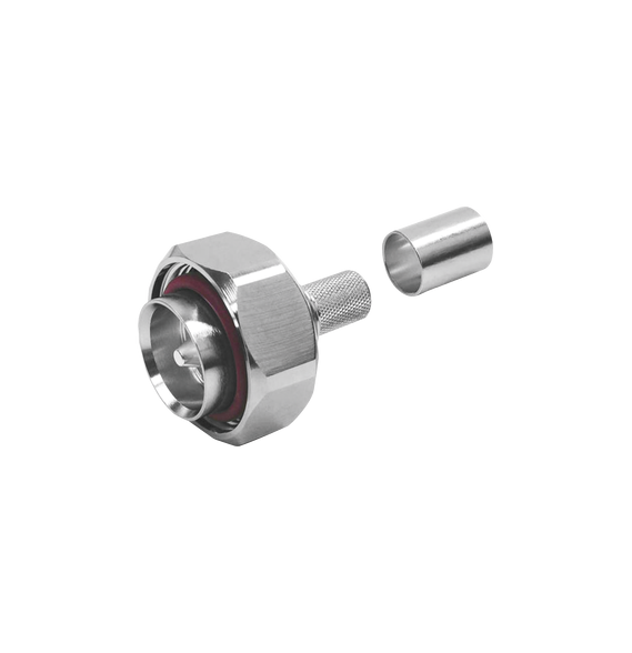 Times Microwave EZ400716MX EZ-400-716M-X Conector DIN 7-16 Macho Plegable con Pin Cau