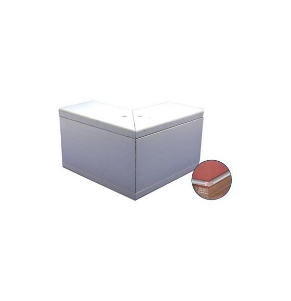 THORSMAN INKA140EE INKA-140-EE Esquinero exterior de Aluminio  para canaleta INKA140