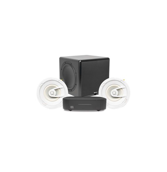 VSSL A1XGSUB12 A1X/GSUB12 KIT Amplificador VSSL A1X | 2 Bocinas de Techo TruAudio G72