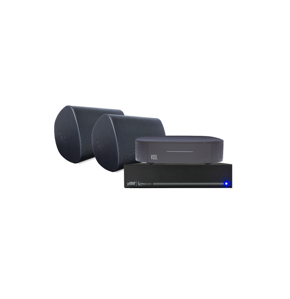 VSSL A1X2WSBT100 A1X/2WSB-T100 KIT Amplificador VSSL A1X | 2 Bocinas para Montaje Sup