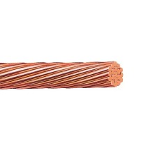 VIAKON H482100 H-482/100 Cable Eléctrico de Cobre Desnudo Calibre 2/0 AWG 19 Hilos (1