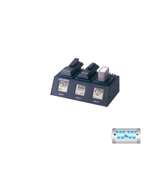 WW ANALIZADOR3A ANALIZADOR3A Analizador de baterías recargables soporta 3 adaptadores