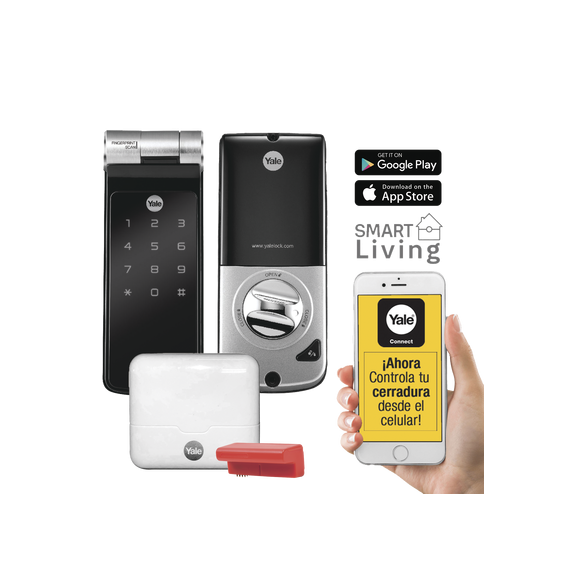 YALE-ASSA ABLOY 89368 89368 Kit de Hub con Cerradura YDF40: Código Biometria y apertu