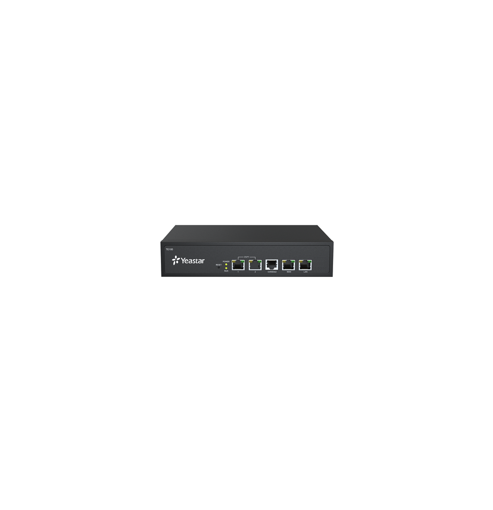 YEASTAR TE100 TE100 Gateway con 1 puerto E1/T1/J1 ideal para conmutadores VoIP