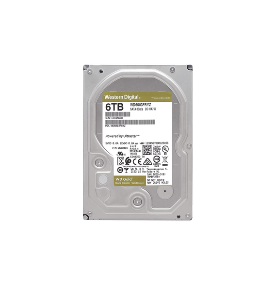 Western Digital (WD) WD6003FRYZ WD6003FRYZ Disco Duro Enterprise 6TB WD GOLD